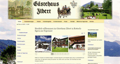 Desktop Screenshot of gaestehaus-zibert.de